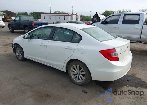 2012 Honda Civic Ex-L из США, поврежденный, VIN 19XFB2F97CE337668